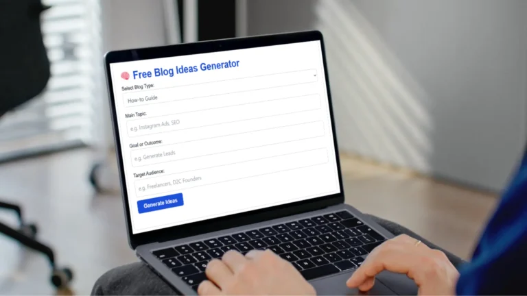 Blog Ideas Generator_ A Simple Way to Spark New Content